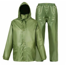 Without Relective Tape Green Rain Suit